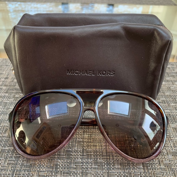 Michael kors tortoise aviator sunglasses Clearance